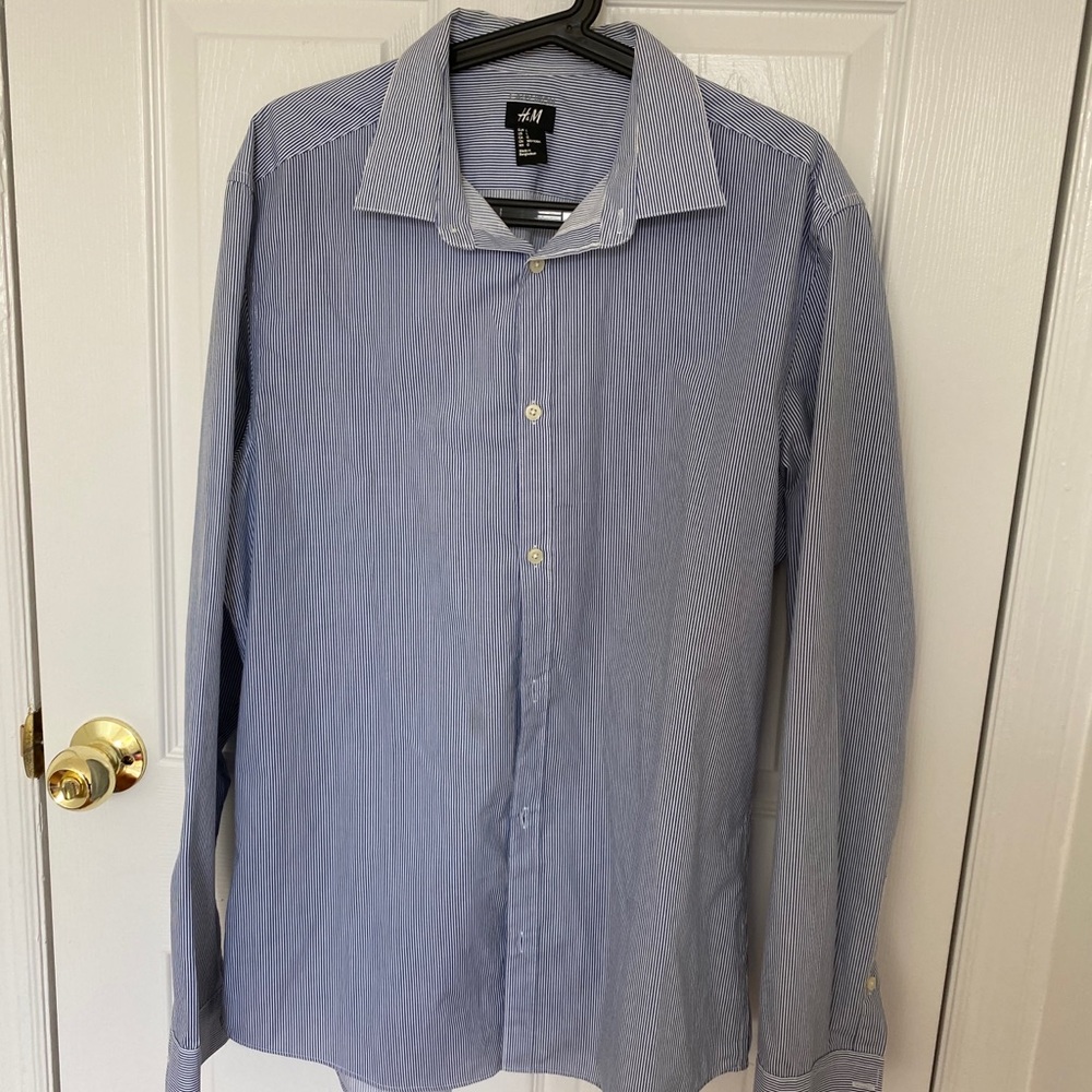 HM Dress Shirt Easy Iron Size L